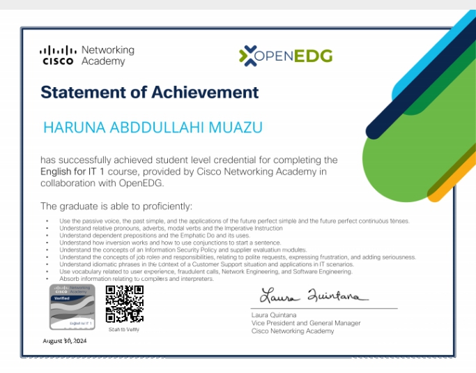 Ham_webdev's tweet image. So excited to have completed my courses courtesy #My3MTT #3MTTLearningJournal  
@3MTTNigeria