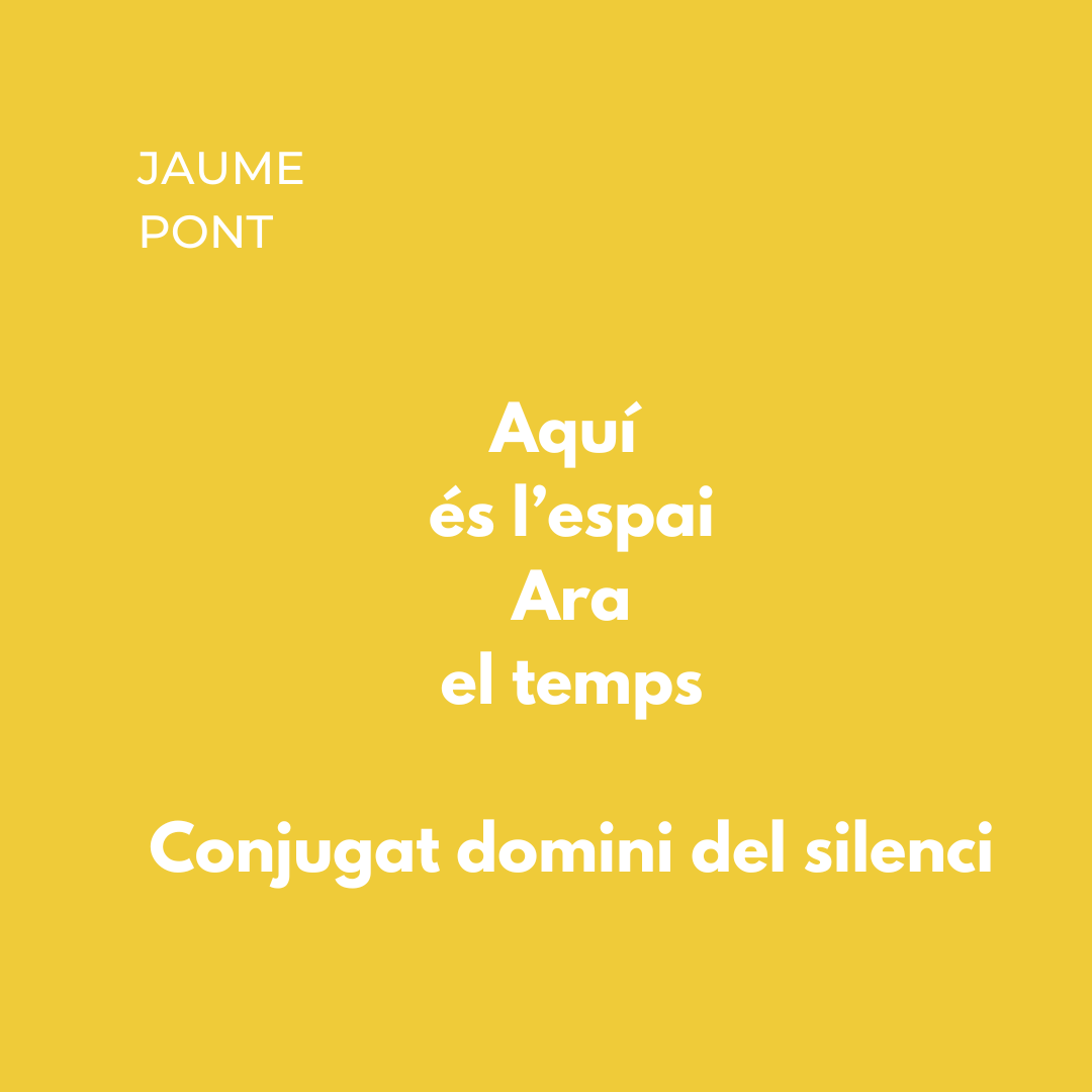 Tornem de vacances amb uns versos de Jaume Pont, de "Besolar", que hem llegit a Raó d'atzar (poesia 1974-1989), editat el 1990 per <a href="/Ed_62/">Edicions62</a> <a href="/Grup62/">Grup62</a> amb un pròleg de Francesc Parcerisas.

#poesia #poesiaencatala #poesiaencatalà #poesiacatalana #poetescatalans #jaumepont