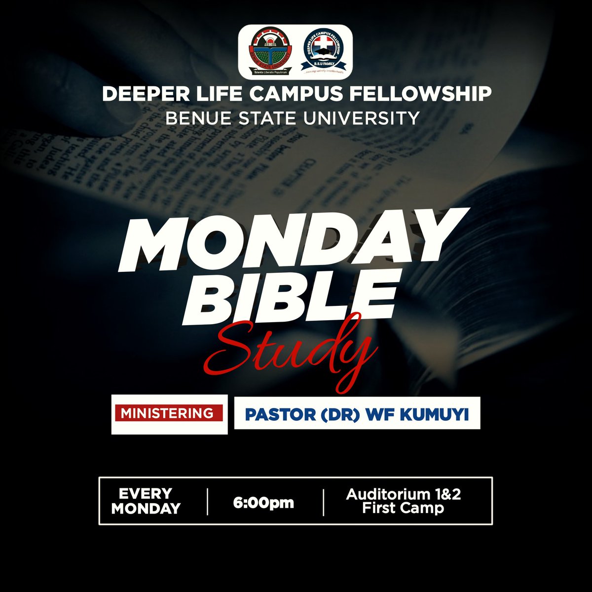 It yet another Monday to fellowship with the Lord's children and study the Bible.

In his presence there is fullness of Joy!