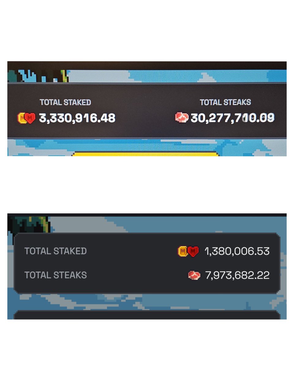 My wife was talking about the economy and she was starting to get very negative. I told my wife not to worry and she was like how can you be so confident? 

I showed her this screenshot: 

She's like what is 38mil steaks going to do?

I said "it $pains me to say now but wait"