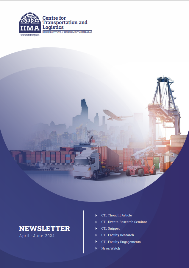 Centre for Transportation and Logistics, IIMA releases its April-June 2024 #newsletter.  

Read here: linkedin.com/posts/centre-f…

#transportation #logistics #research #sustainability #ctl #iimahmedabad
