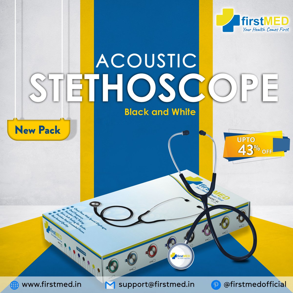 firstmedhome's tweet photo. "Hear every heartbeat with ease using FirstMed’s acoustic stethoscope—putting your health first!"#TrustedCarewww.
https://t.co/Um7p68C9OD
Helpline: +919899884818
Email: support@firstmed.in
#qualitycare #healthcare #HealthcareProfessionals
#HealthJourney
#HealthGoals https://t.co/xuTiDwXJfK