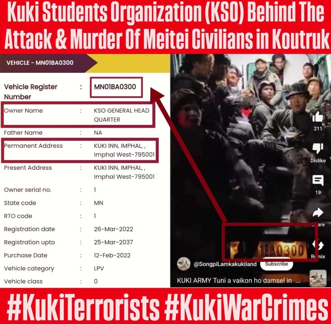#Manipur

On September 1, 2024, concerning evidence of #DroneAttacks in Manipur allegedly conducted by #KukiTerrorists on #Meiteis at #Koutruk #Kadangband emerged. These include the use of advanced technology, including thermal drones, to target #Meiteis civilians, escalating