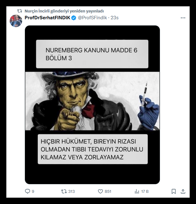 Safsatacıların yeni yumurtası. Bir Allahın kulu da demiyor ki bir bakayım şu Nuremberg kanunu neymiş diye. Tahmin edeceğiniz üzere, "madde 6 bölüm 3" diye bir şey yok. Bu şekilde bir ifade hiç yok.