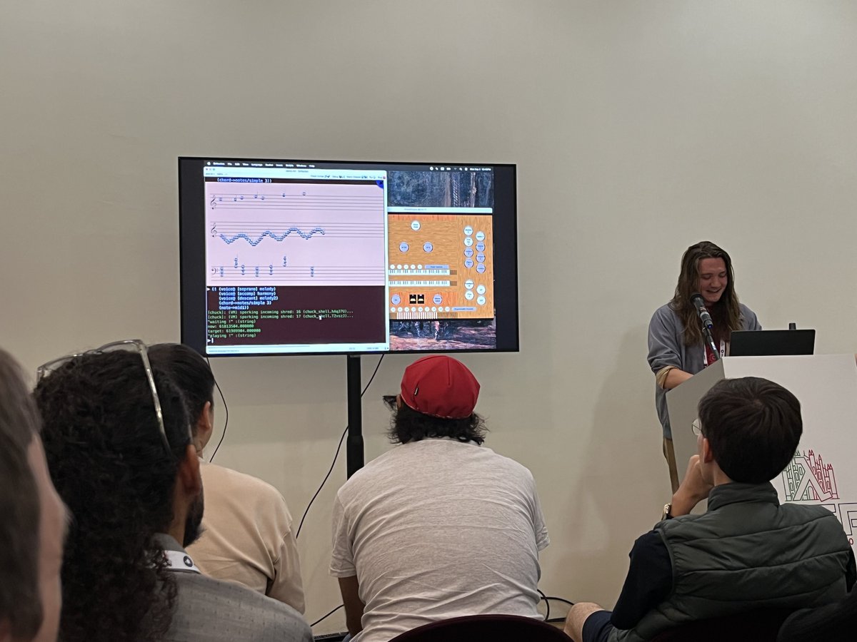 Jared Gentner demos his Tonart system for composable compositions at FARM 2024!