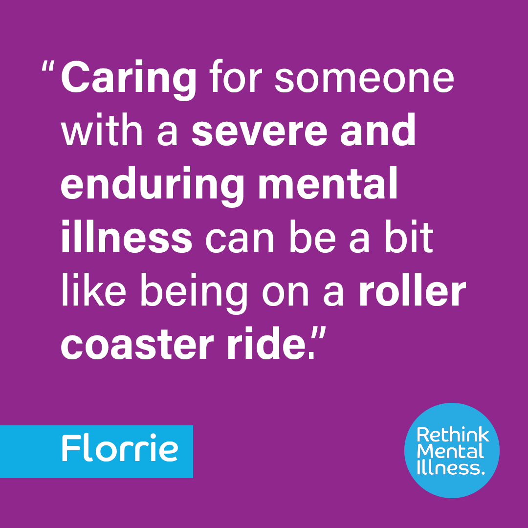 Rethink_'s tweet photo. 💬 Florrie's son lives with schizophrenia and she has been supporting him for 20 years.

With the help of family, friends and peers from a Rethink Mental Illness support group, she is able to cherish the positive moments 👉 https://t.co/sOepyzuDo3 https://t.co/jEEwiZ954h