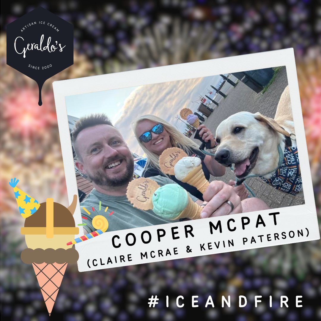 Geraldos_Largs's tweet image. 🥁DRUMROLL🥁

The winner of our #IceAndFire Competition is... Cooper McPat (ably assisted by Claire McRae and Kevin Paterson)! Congratulations to you all 🥳 We're sure you'll love the Festival of Fire.

Thank you to everyone who took part!