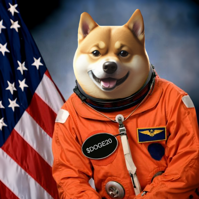 One small step for $DOGE20 and one giant leap for all the #DOGE fans out there! 🌕