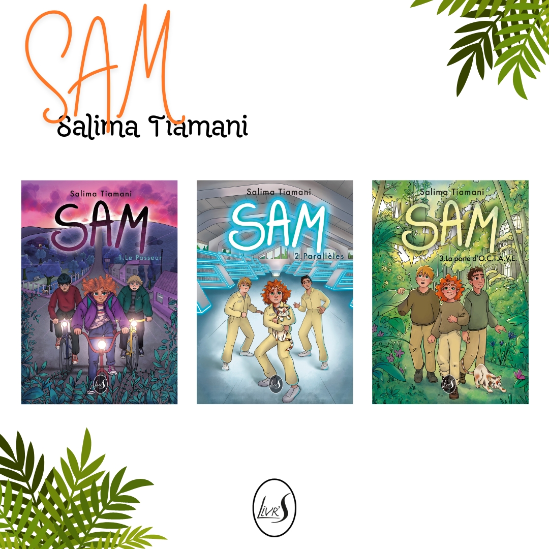 🐱🐱🐱 Saga SAM de Salima Tiamani 🐱🐱🐱
La trilogie des couvertures réalisées par Aurélie Courtois 🥰
Le tome 3 est actuellement en précommande, dédicacé par l'autrice !
=> livrs-editions.com/boutique/premi…