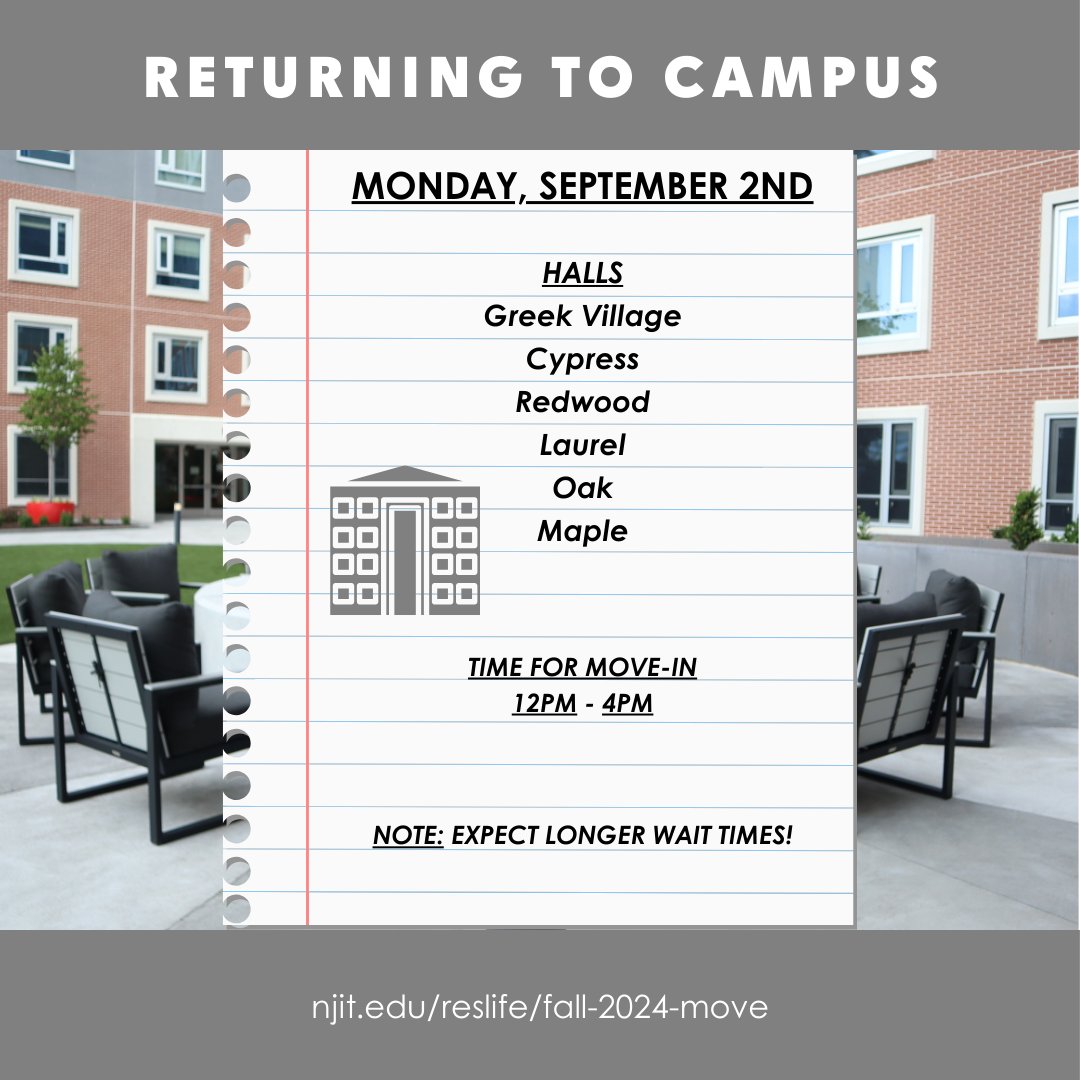 NJIT Res Life tweet media