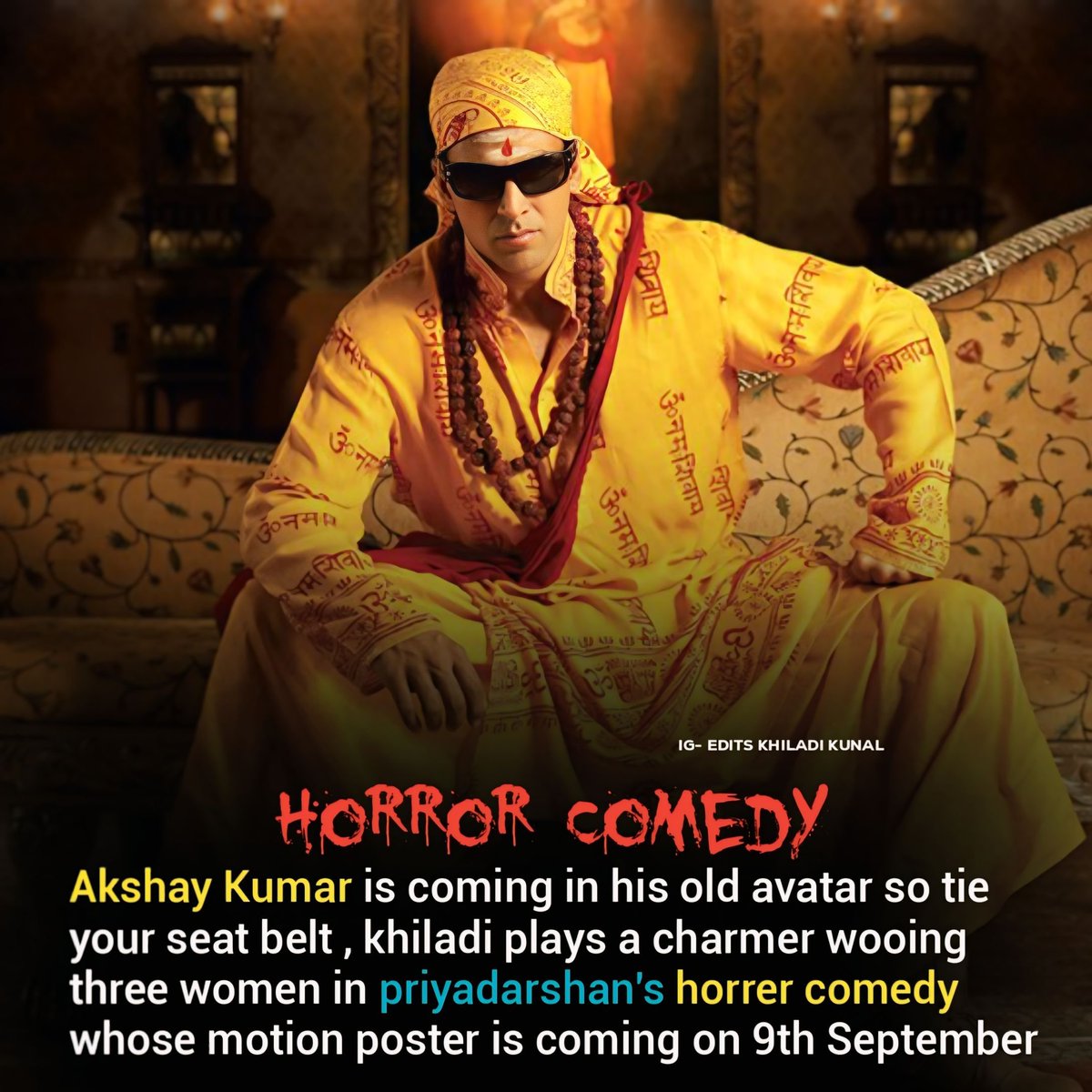 subh_bhadu's tweet photo. Garam Masala 2.0 loading 🤩
#AkshayKumar𓃵 #Priyadarshan #Horrer #LCDLFMX #dilematvi https://t.co/uW3Ld0Vxzk