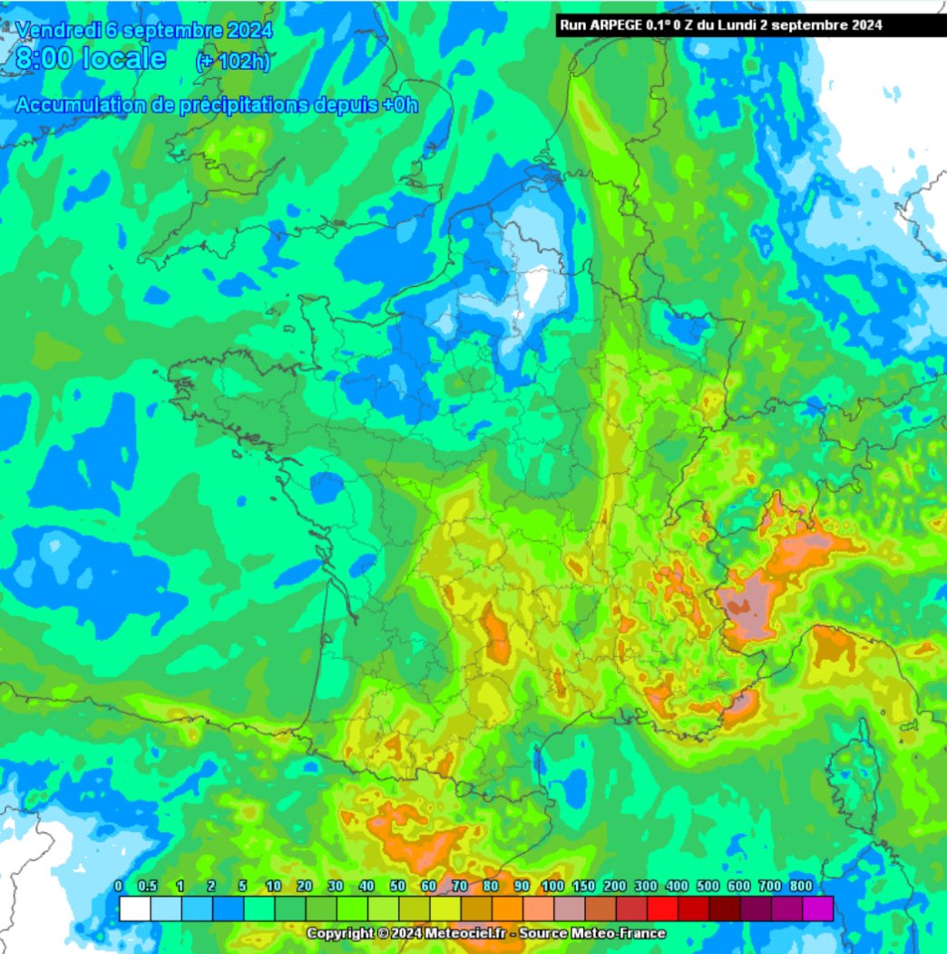 VigipreventionM's tweet image. ⛈️🌡️↘️{#Tendance}
Nous sommes quasiment #fixés pour ce qui est attendu cette #semaine sur la #France. Encore une très légère incertitude sur la #position exacte de cette #goutte #froide. ( schéma 2-3 )
🌡️Ce qui est sûr une #baisse des #températures est attendu sur toute la…