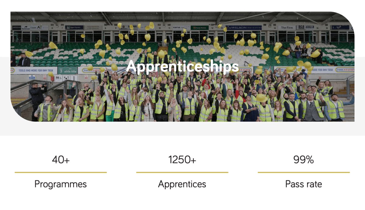 Apprenticeships are key to developing the next generation, and we aim to train 10,000 apprentices in the building materials sector by 2030.  Our programmes, from branch to boardroom, help colleagues better serve our customers.

Read more ➡️ bit.ly/3YtYWpP
