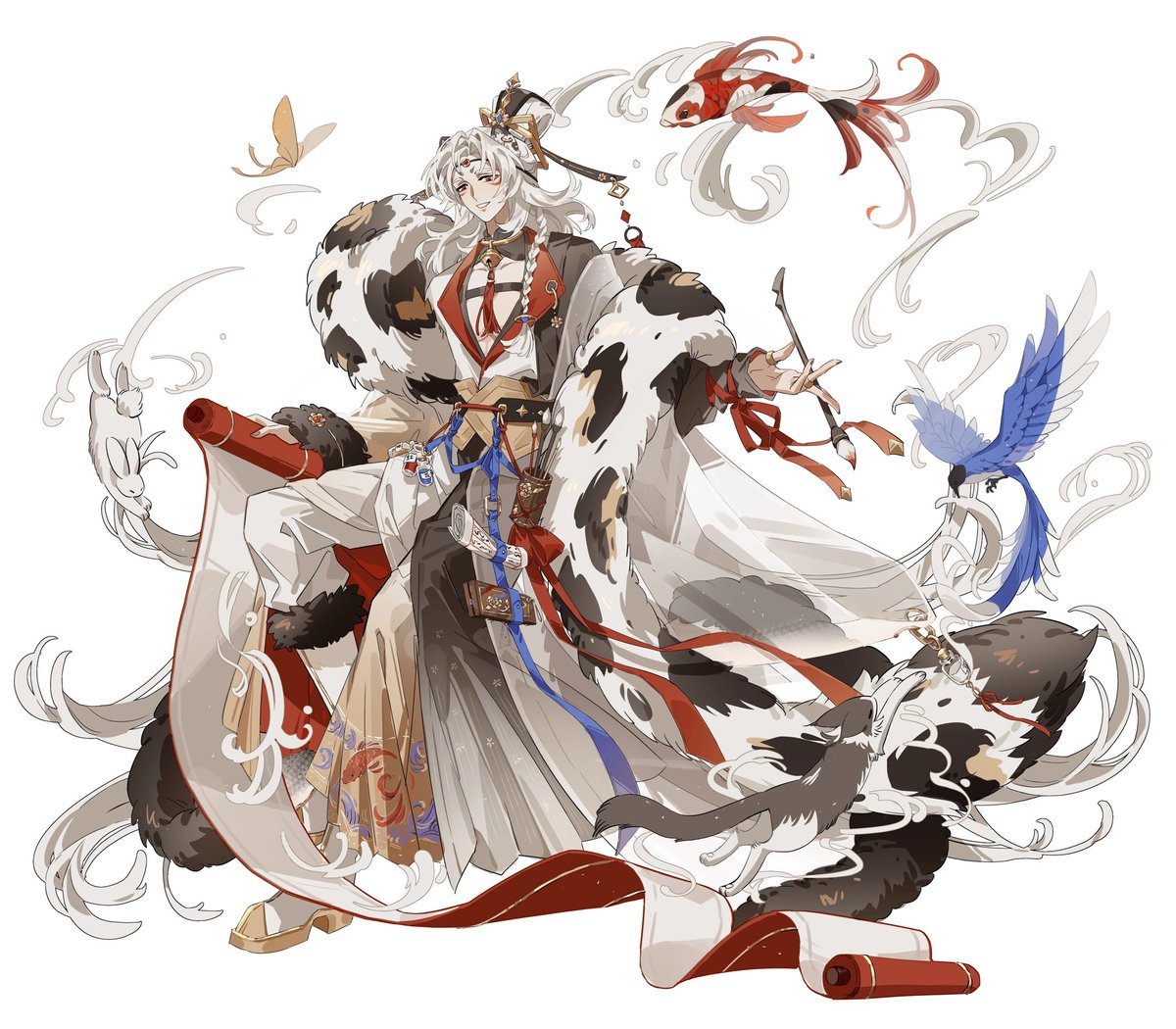 XVIchat16's tweet photo. 给鱼鱼搞的兽拟皮，嘿嘿，豹鱼 https://t.co/ZUZvnG5O5E