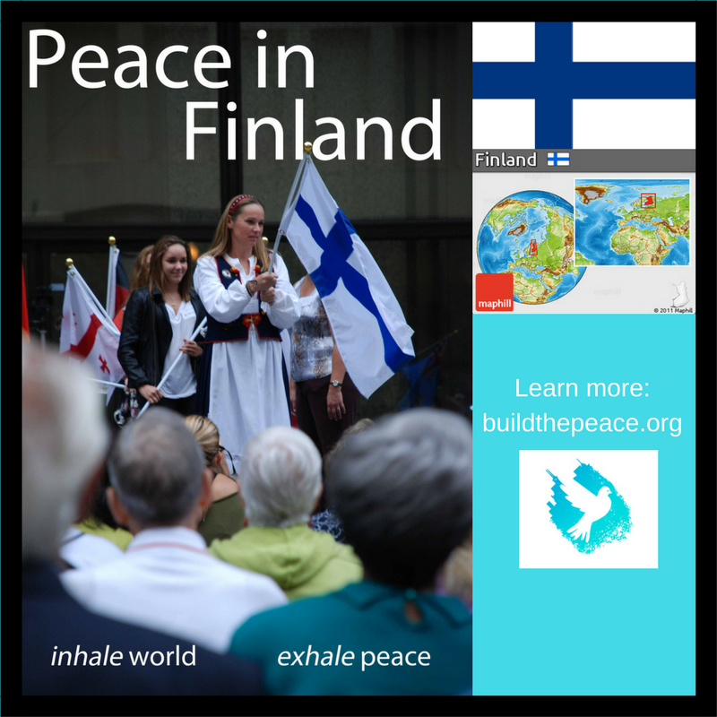 #CallToPeace! Join us in honoring one country daily, sending Peace and Love to Humanity. Peace in the Republic of Finland!
.Join us for Peace Day in Daley Plaza on Monday Sept. 23rd at 11:30 am. 
.
.
.
   #light #energy #finland
 #peaceintheworld #inhaleworldexhalepeace