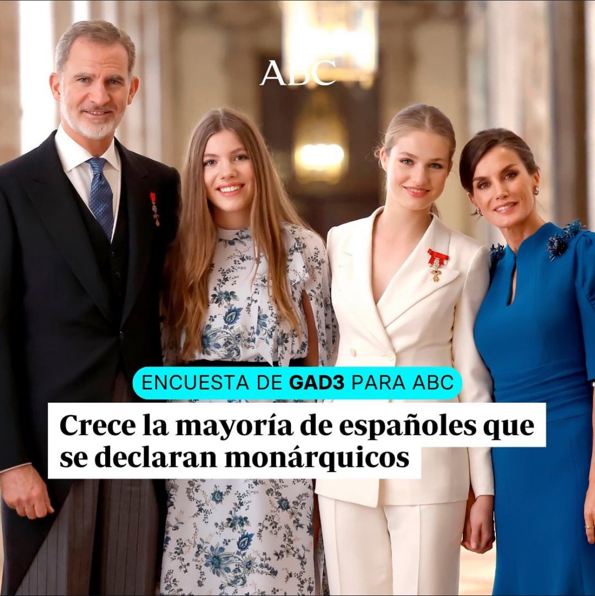 MonarquiaEspana's tweet photo. Más del 60% de los encuestados se declara monárquico. https://t.co/MoQRNMfoOa
