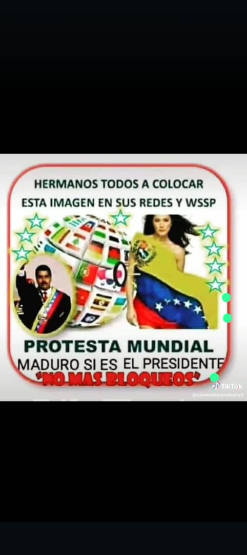 Vamos todos en apoyo de NUESTRO PRESIDENTE NICOLAS MADURO 🇻🇪🇻🇪🇻🇪🇻🇪🇻🇪🇻🇪