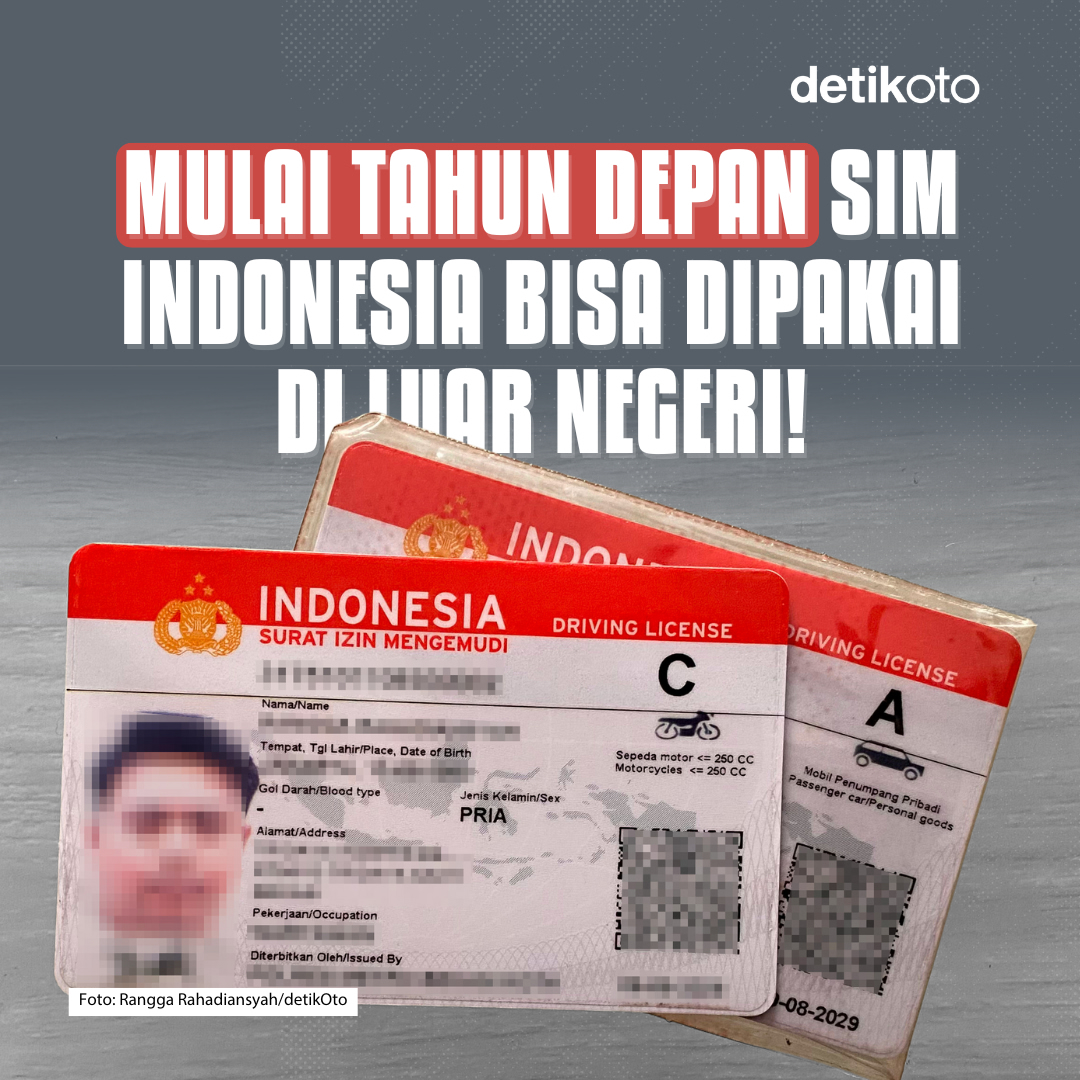 detikoto's tweet photo. Mulai tahun depan, SIM domestik Indonesia bakal bisa digunakan di luar negeri, khususnya di Asia Tenggara 🪪⁣
⁣
Negara mana saja? Baca di sini >> https://t.co/KiNikwZeFE

#detikoto #simindonesia #siminternasional https://t.co/mx0fzpMdTO