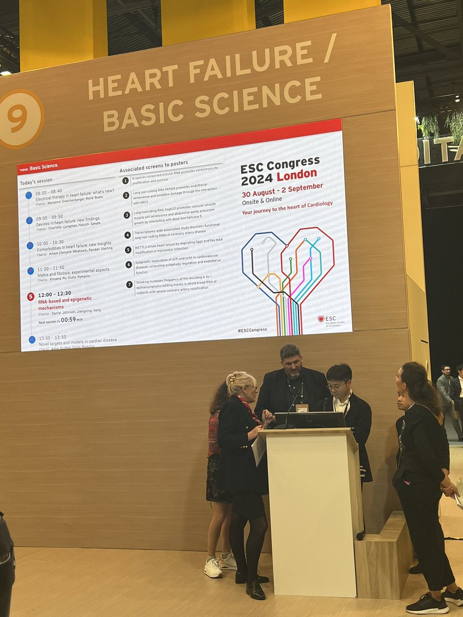 LLEW RODERICK (@roderick_cardio) on Twitter photo Ready to start - with bated breath! All set #escbasicscience <a href="/danmjohnson/">Dan Johnson</a> #esccongress <a href="/liberale_luca/">Luca Liberale</a> <a href="/C_Balbi90/">Carolina Balbi</a> Ready to start - with bated breath! All set #escbasicscience <a href="/danmjohnson/">Dan Johnson</a> #esccongress <a href="/liberale_luca/">Luca Liberale</a> <a href="/C_Balbi90/">Carolina Balbi</a>