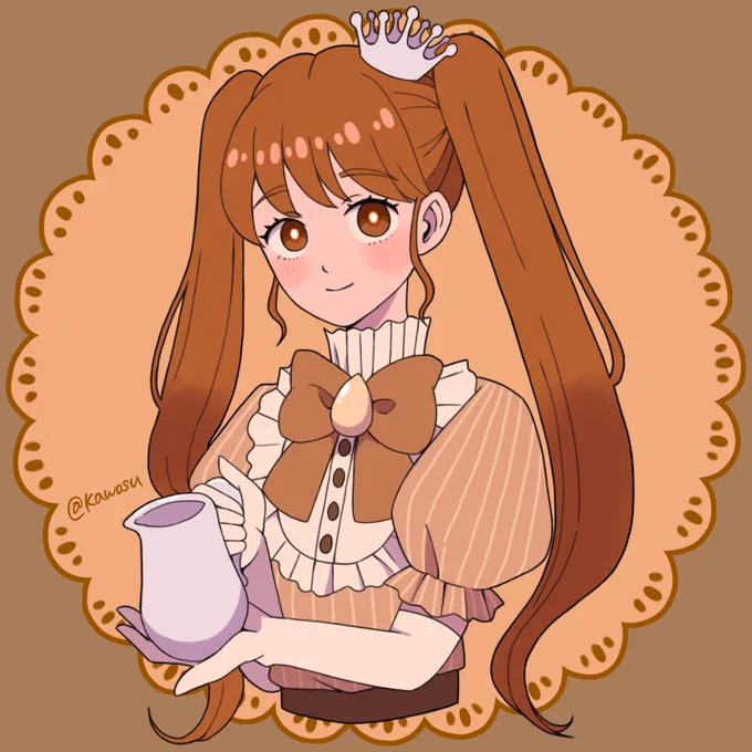 OC ミルクティー#イラスト#illustration#創作 