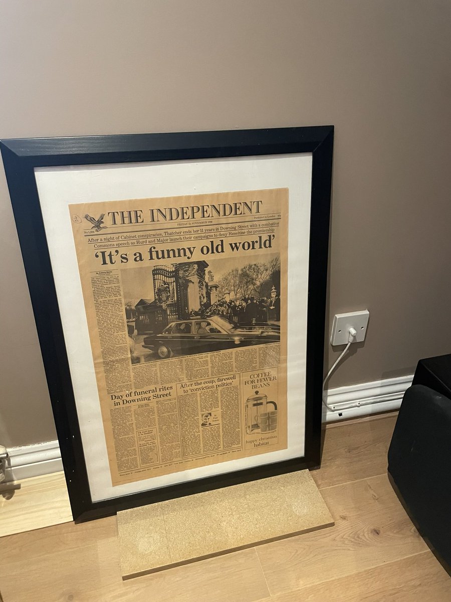 Like <a href="/Keir_Starmer/">Keir Starmer</a> I too have taken down my Thatcher Image. Though I might put it back up.