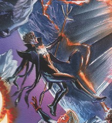 brickyman23's tweet photo. @KickersInc quick 🧵to remind you that Alex Ross has drawn all the mainline NewU charcters...except for Merc :/ (1/2) https://t.co/sPocXuhjVP
