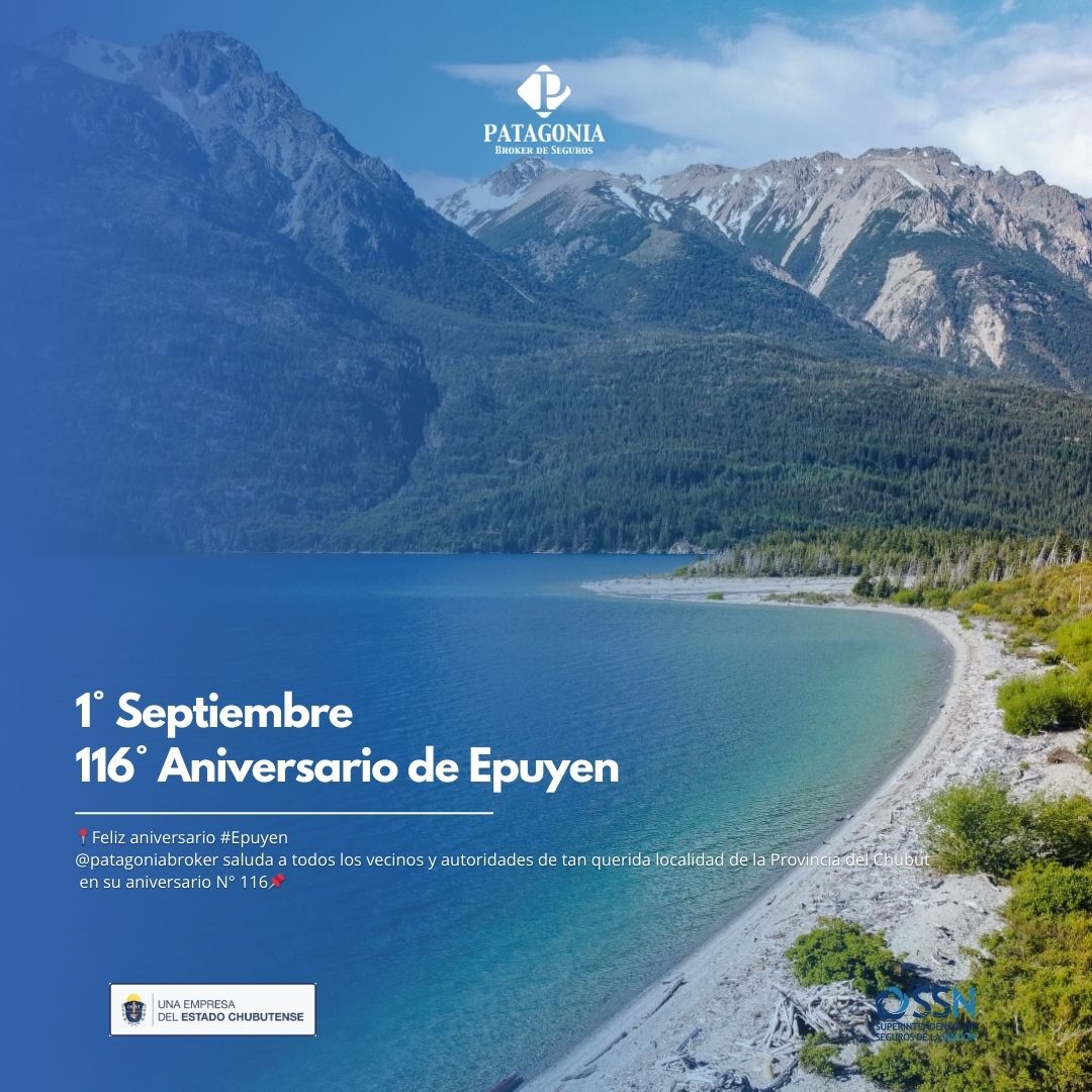 Patagonia Broker SA (@patagoniabroker) on Twitter photo 📷¡Feliz aniversario #Epuyen !
<a href="/patagoniabroker/">Patagonia Broker SA</a> saluda a los vecinos y autoridades de esa querida localidad chubutense📷
#Aniversario #Epuyen #Chubut 📷¡Feliz aniversario #Epuyen !
<a href="/patagoniabroker/">Patagonia Broker SA</a> saluda a los vecinos y autoridades de esa querida localidad chubutense📷
#Aniversario #Epuyen #Chubut