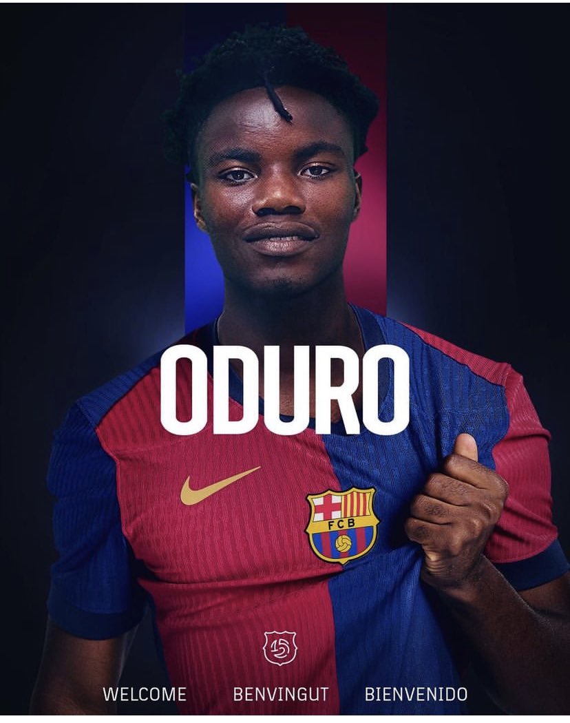 Jake Cohen (@jakefcohen) on Twitter photo We advised <a href="/sports__cmg/">CMG Sports</a> on David Oduro’s move from <a href="/AccraLionsFC/">Accra Lions FC</a> to <a href="/FCBarcelona/">FC Barcelona</a>.
David is the first Ghanaian ever to sign a permanent deal with Barcelona.
History made. 🇬🇭 💙❤️ 🇬🇭 We advised <a href="/sports__cmg/">CMG Sports</a> on David Oduro’s move from <a href="/AccraLionsFC/">Accra Lions FC</a> to <a href="/FCBarcelona/">FC Barcelona</a>.
David is the first Ghanaian ever to sign a permanent deal with Barcelona.
History made. 🇬🇭 💙❤️ 🇬🇭