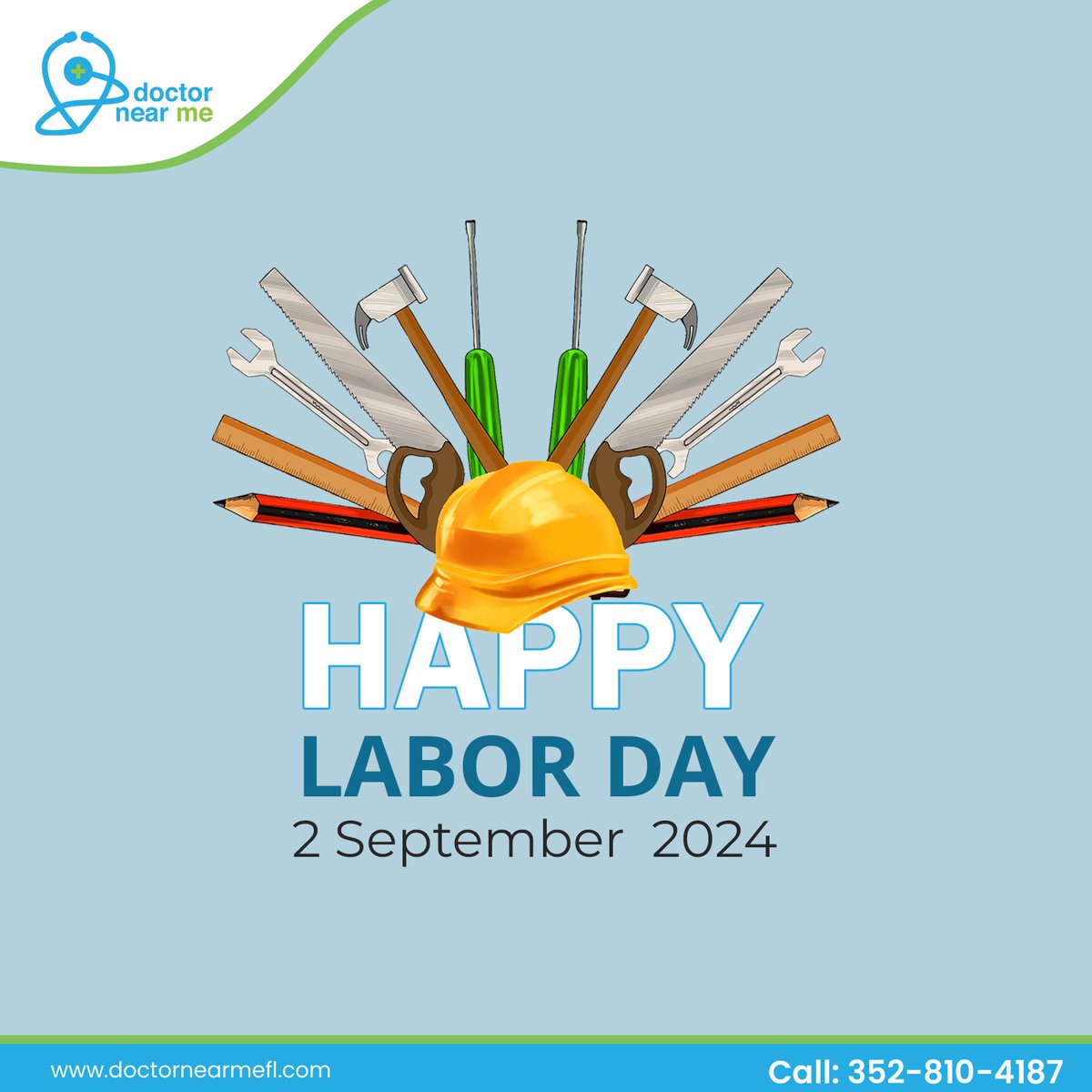 dnearmefl's tweet image. Happy Labor Day! 🎉 Today, we celebrate the hard work and dedication of every worker who makes our community thrive. Your health and well-being are our top priorities. Stay healthy and strong! 💪
#LabourDay #HealthcareHeroes #DoctorNearMe #HealthyLiving #WellnessJourney