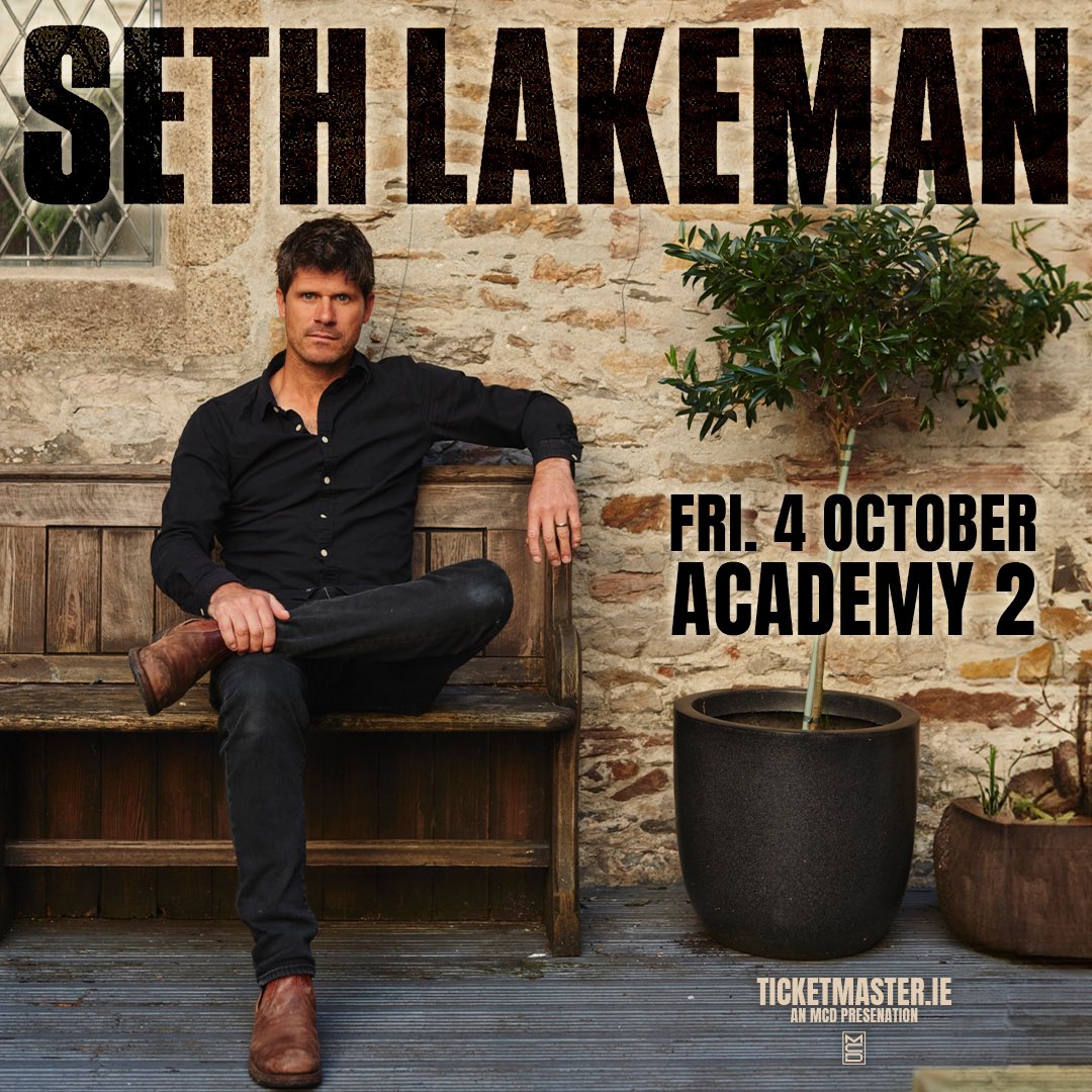 The Academy Dublin (@academydublin) on Twitter photo NEW SHOW // Folk singer and multi-instrumentalist <a href="/SethLakemanNews/">Seth Lakeman</a> brings a new show to The Academy on Friday 4 October 2024
Tickets are on sale now from <a href="/TicketmasterIre/">Ticketmaster Ireland</a> NEW SHOW // Folk singer and multi-instrumentalist <a href="/SethLakemanNews/">Seth Lakeman</a> brings a new show to The Academy on Friday 4 October 2024
Tickets are on sale now from <a href="/TicketmasterIre/">Ticketmaster Ireland</a>