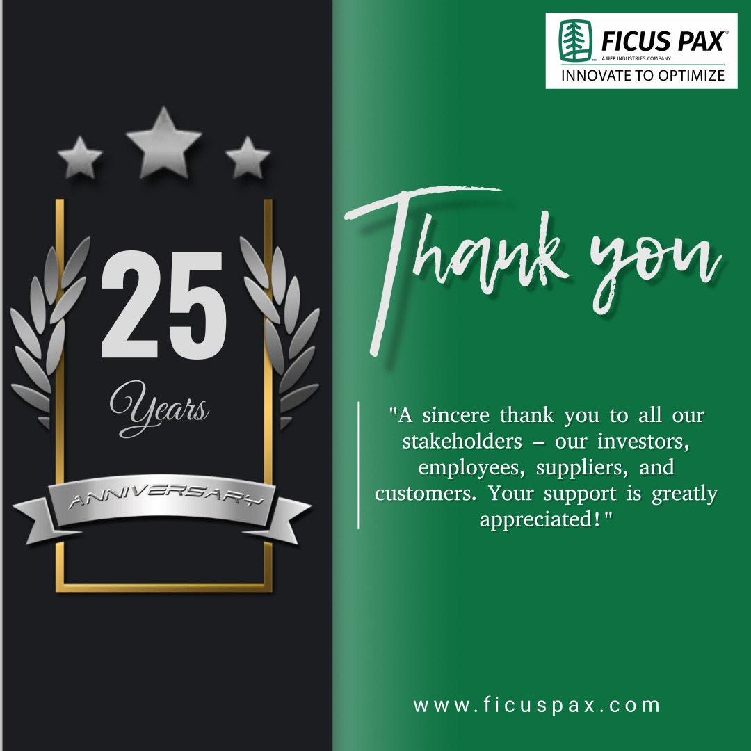 Ficus_Pax's tweet image. Thank You for Being Part of Our Journey

At Ficus Pax, We want to take this moment to express our sincere thanks to everyone who has been part of our journey.

#FicusPax #InnovationAndExcellence #SustainablePackaging #Gratitude #BusinessAnniversary #ThankYou #business