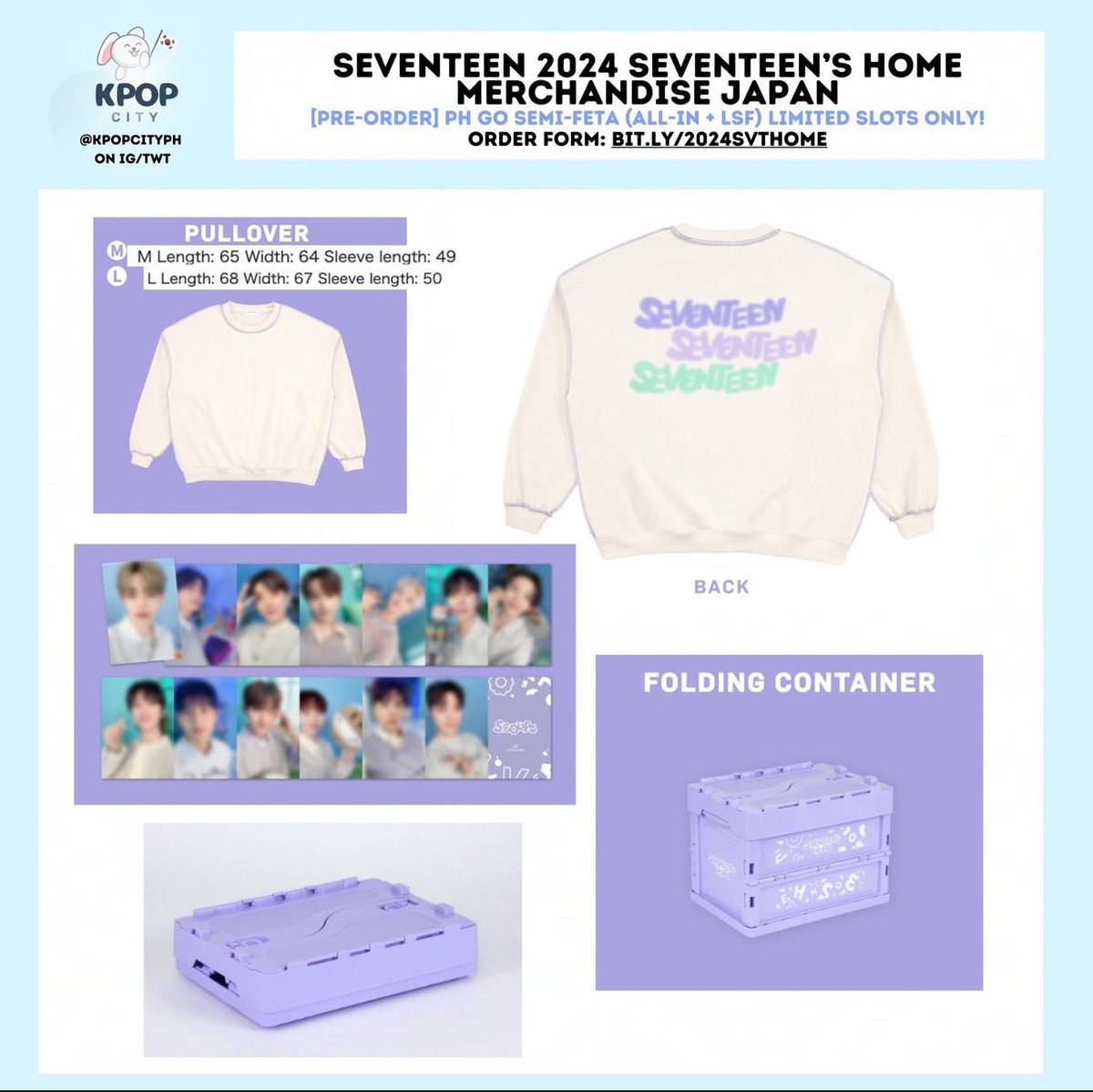 SVT 24 SEVENTEEN'S HOME MERCHANDISE JAPAN SFETA 💎 pullover set