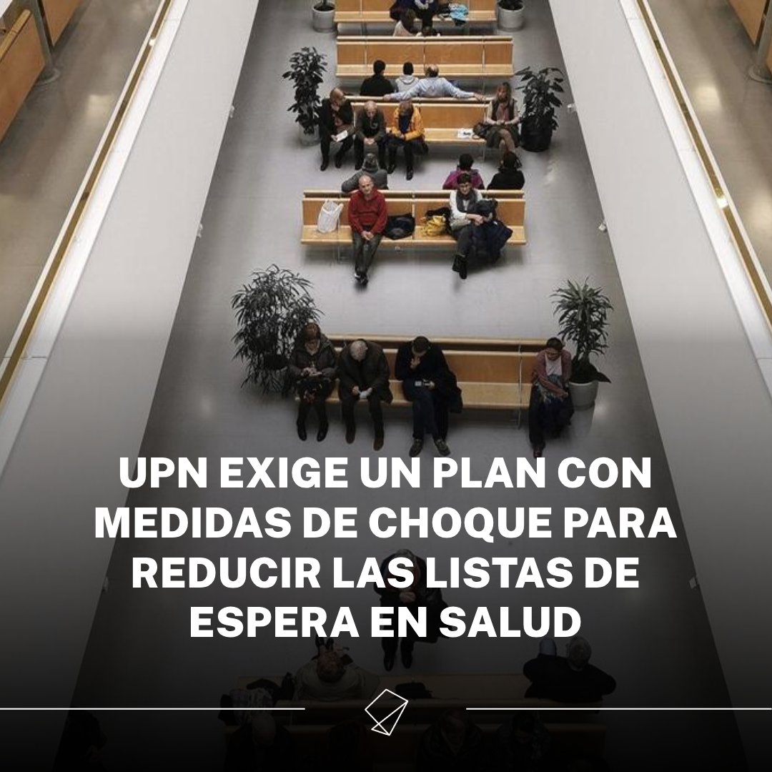 upn_navarra's tweet photo. 📈 Hay 28.000 personas más esperando una cita médica desde que Chivite es presidenta

¿Por qué se están sacando a personas de las listas de espera sin ser vistas por el especialista?

@JavierjEsparza: "Chivite ha demostrado que es una presidenta sin soluciones para los navarros"