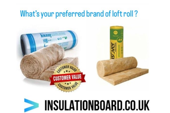 BoardInsulation's tweet image. Which loft roll brand do you prefer Knauf or Isover?

 Share your thoughts

#insulationboard #knauf #isover