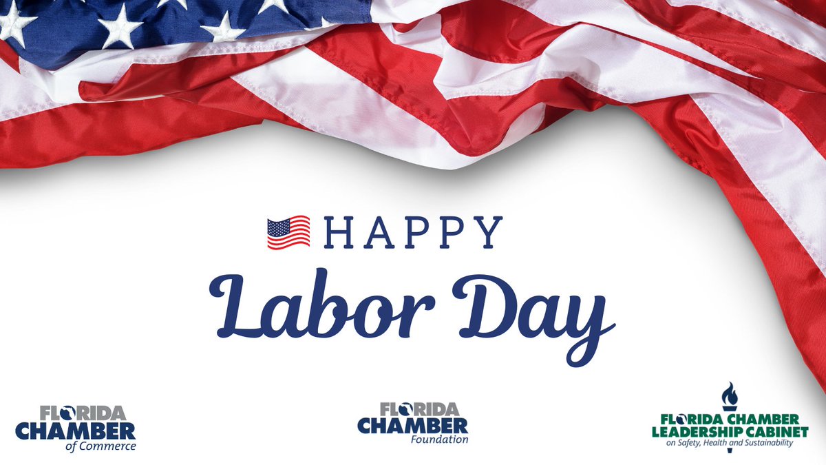 This #LaborDay and every day, we celebrate Florida’s workforce for their hard work and dedication in securing Florida’s future! #SecureFL #FreeEnterprise #Florida #FL2030