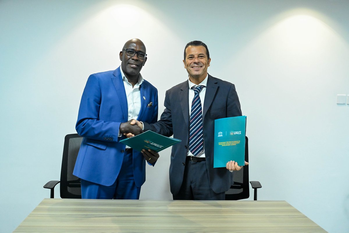 Evelyn Gitau (@evelyngitau) on Twitter photo Today, we take a significant step forward for Africa’s research ecosystem! <a href="/SciforAfrica/">Science for Africa Foundation</a> & <a href="/UNESCO/">UNESCO 🏛️ #Education #Sciences #Culture 🇺🇳</a> have partnered to prioritise #science, #tech , and #Innovation in sustainable development. With Africa’s population set to reach 2.5B by 2050, scaling up #research is crucial! Today, we take a significant step forward for Africa’s research ecosystem! <a href="/SciforAfrica/">Science for Africa Foundation</a> & <a href="/UNESCO/">UNESCO 🏛️ #Education #Sciences #Culture 🇺🇳</a> have partnered to prioritise #science, #tech , and #Innovation in sustainable development. With Africa’s population set to reach 2.5B by 2050, scaling up #research is crucial!
