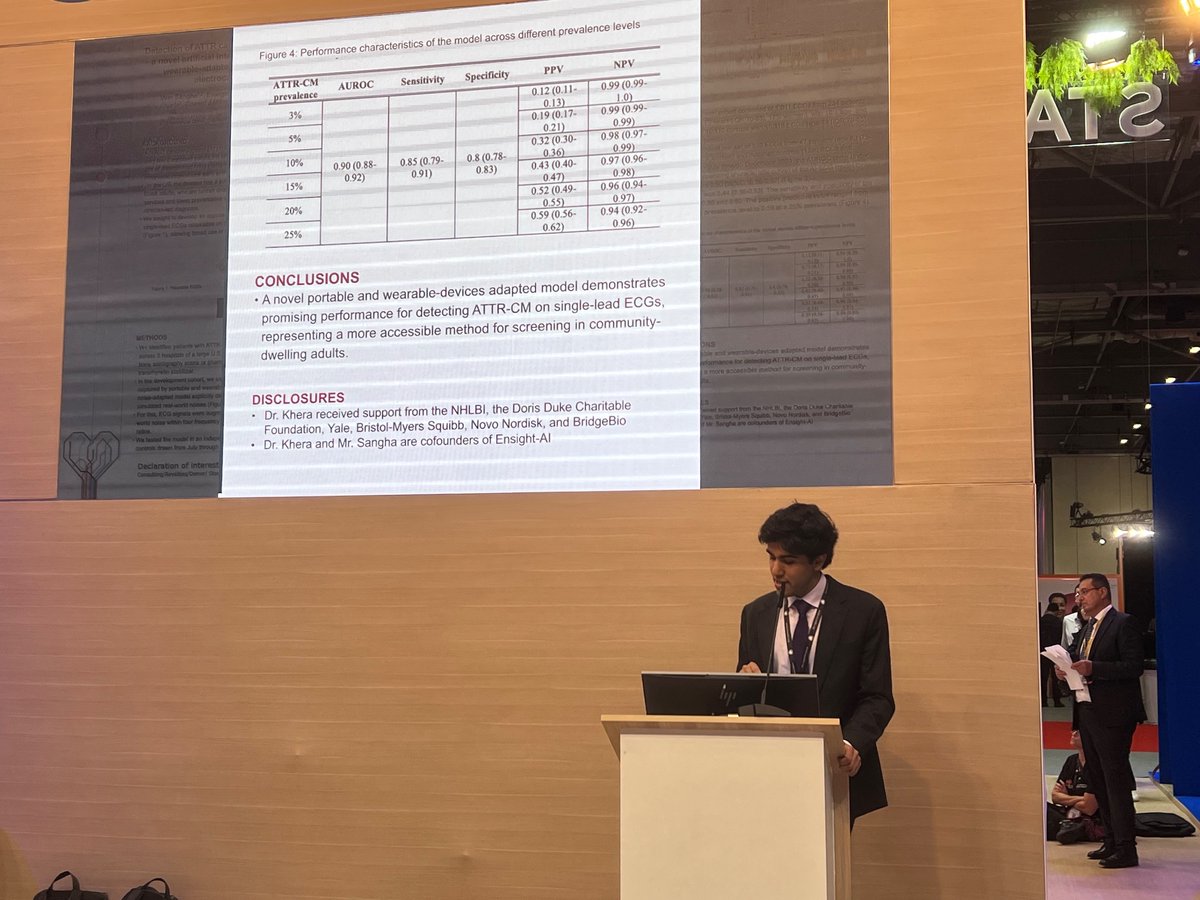 Phyllis Thangaraj (@phyllistweets) on Twitter photo Live at Station 8 #ESCCongress2024 <a href="/Veer_Sangha_/">Veer Sangha</a> presenting not one but two!! AI-ECG wearable studies- the first one detecting ATTR-CM on and the second on a multilabel SHD classifier! <a href="/cards_lab/">CarDS Lab</a> <a href="/ekoikonomou/">Evangelos K. Oikonomou</a> <a href="/rohan_khera/">Rohan Khera</a> <a href="/LovedeepDhingra/">Lovedeep Dhingra</a> Live at Station 8 #ESCCongress2024 <a href="/Veer_Sangha_/">Veer Sangha</a> presenting not one but two!! AI-ECG wearable studies- the first one detecting ATTR-CM on and the second on a multilabel SHD classifier! <a href="/cards_lab/">CarDS Lab</a> <a href="/ekoikonomou/">Evangelos K. Oikonomou</a> <a href="/rohan_khera/">Rohan Khera</a> <a href="/LovedeepDhingra/">Lovedeep Dhingra</a>
