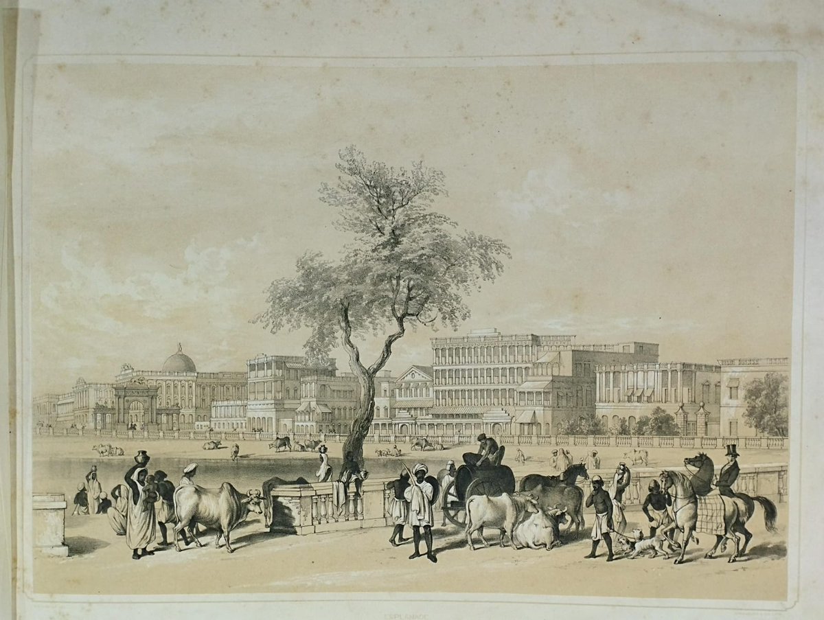 NationalLib_GoI's tweet image. Old lithographic sketch of Kolkata by Sir Charles D'Oyly made in around 1830.
This book is available in the Rare Books Division of @NationalLib_GoI.
Call No. 210 I 10
Book : Views in Calcutta.
#bookforall
#libraryforall