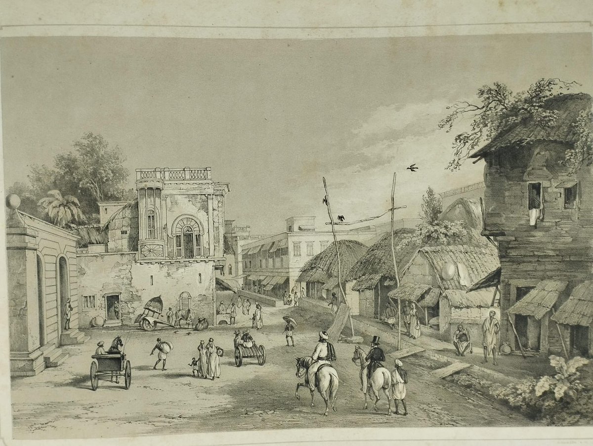 NationalLib_GoI's tweet image. Old lithographic sketch of Kolkata by Sir Charles D'Oyly made in around 1830.
This book is available in the Rare Books Division of @NationalLib_GoI.
Call No. 210 I 10
Book : Views in Calcutta.
#bookforall
#libraryforall