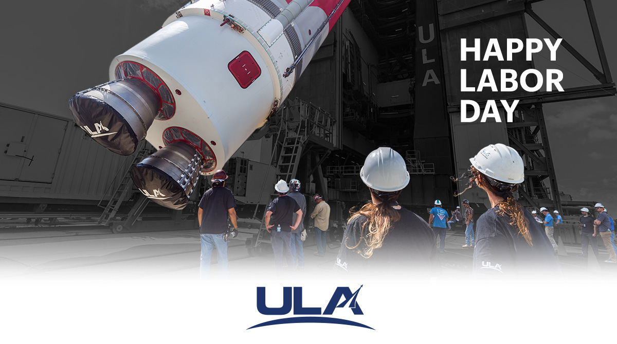ulalaunch's tweet photo. Thank you to all of our #ULARocketStars who work to save lives, explore the universe and connect the world. #LaborDay https://t.co/E0y8T4HsMP