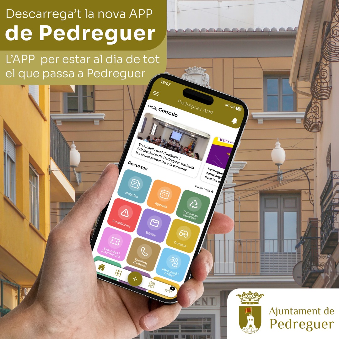 AjuntPedreguer's tweet image. 📲 ¡Pedreguer renova la seua app municipal! 🎉

Després de quasi 10 anys, l'Ajuntament de Pedreguer presenta una nova aplicació per a estar al dia de tot el que passa al poble! 🌟

#Pedreguer #NovaApp #ActualitatLocal #CulturaPedreguer #Tecnologia #Comunitat
