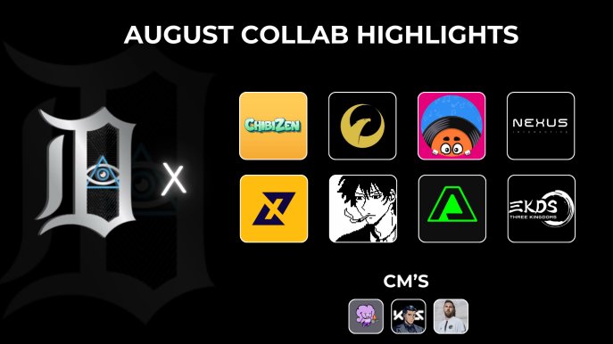 Divine Providence (@divineprovdence) on Twitter photo This is all about August, September is going to be Legendary!
A heartfelt thank you to all the community members for their unwavering support and all the Web3 agencies who played a pivotal role in this achievement.
Special thanks to our collab team who have dedicated their time This is all about August, September is going to be Legendary!
A heartfelt thank you to all the community members for their unwavering support and all the Web3 agencies who played a pivotal role in this achievement.
Special thanks to our collab team who have dedicated their time