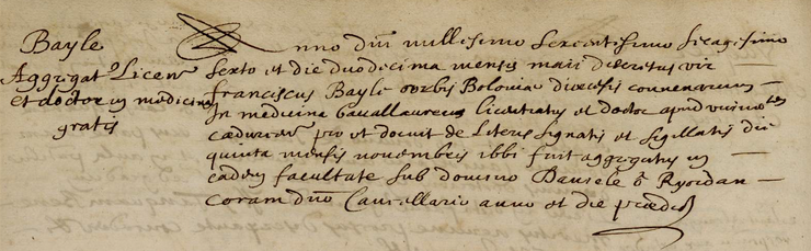 En cette journée de #rentree2024, #Tolosana vous propose un nouveau #focus sur François Bayle, médecin toulousain renommé du 17e siècle pourtant recalé par deux fois par la faculté de médecine de #Toulouse pour un poste de professeur : t.ly/Ktbh6
#Patrimoine #BibNum