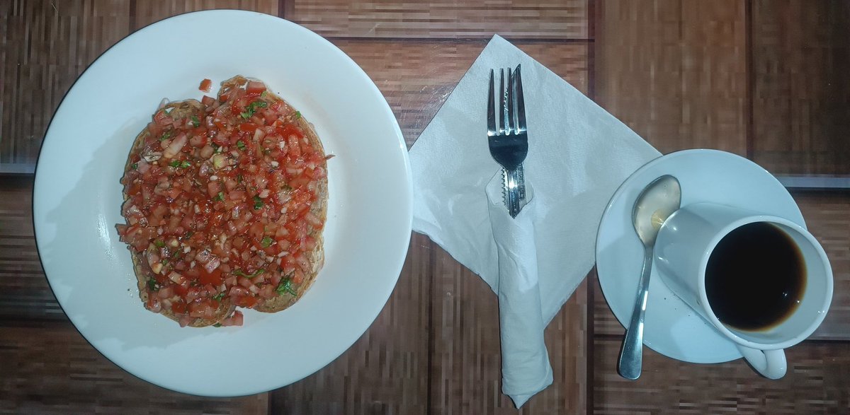 PizzeriaMyWay's tweet photo. Now you have a choice of having a #Bruschetta breakfast from fresh baked Italian Pena bread with Kenyan #tomatoes, #Oregano, #Garlic, #Olive oil & #Coffee.
#Linturi #Aviator #Nakuru #KilifiRiviera
#Foodies #Foodie #CoffeeLover #CoffeeLovers #PresidentXiJinping https://t.co/5qlHUngNLd