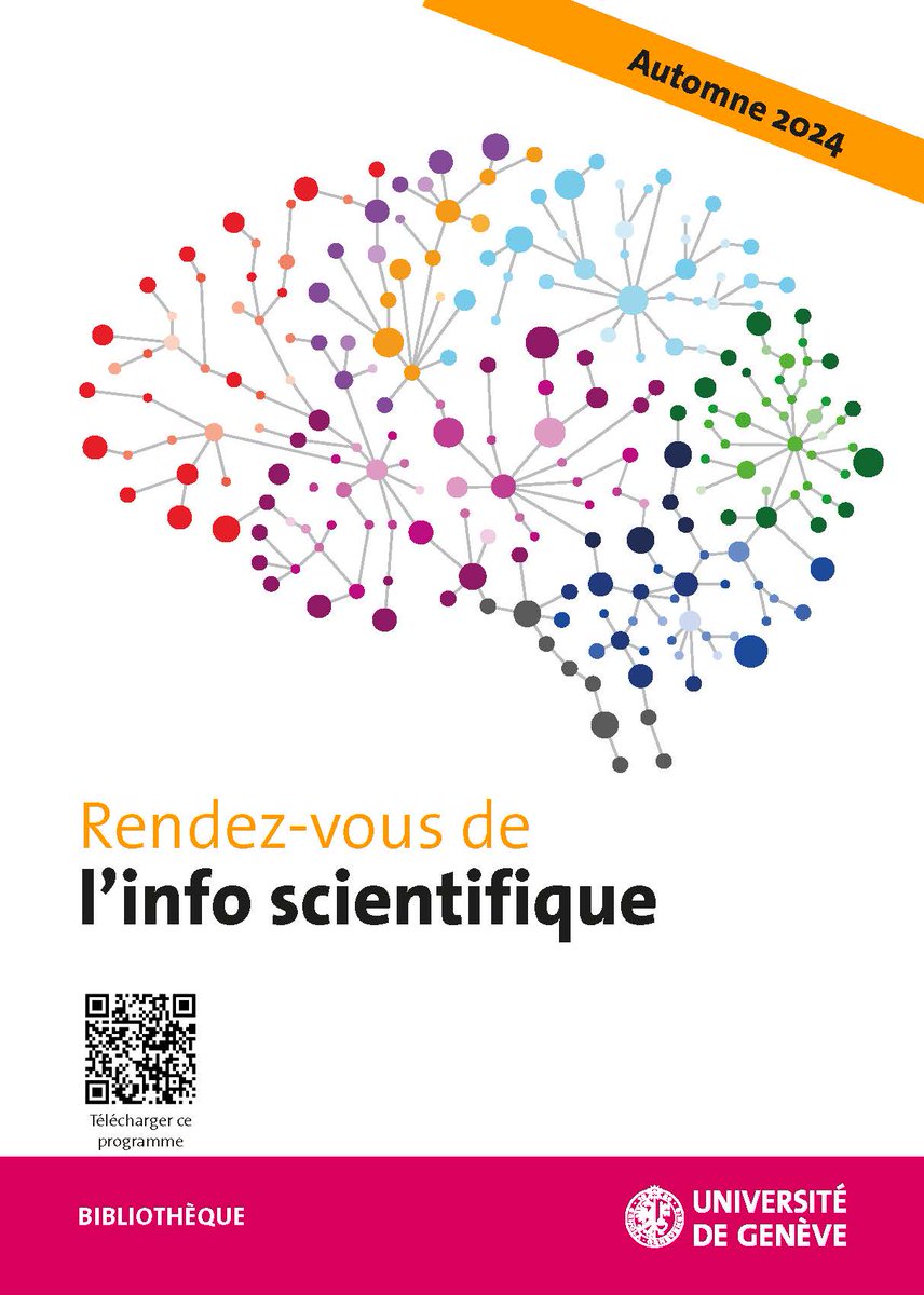 UNIGEnews's tweet photo. Chaque semestre, pour  vous aider dans la réalisation de vos travaux d'#études ou de #recherche,  la Bibliothèque propose de nombreuses #formations sur différentes  thématiques (plagiat, Open Access, Zotero, recherche documentaire et IA  génératives, etc. Ces formations sont gratuites et ouvertes à tout le  monde sur inscription. 

Inscrivez-vous: https://t.co/6yAThLMALN

#BiblioUNIGE