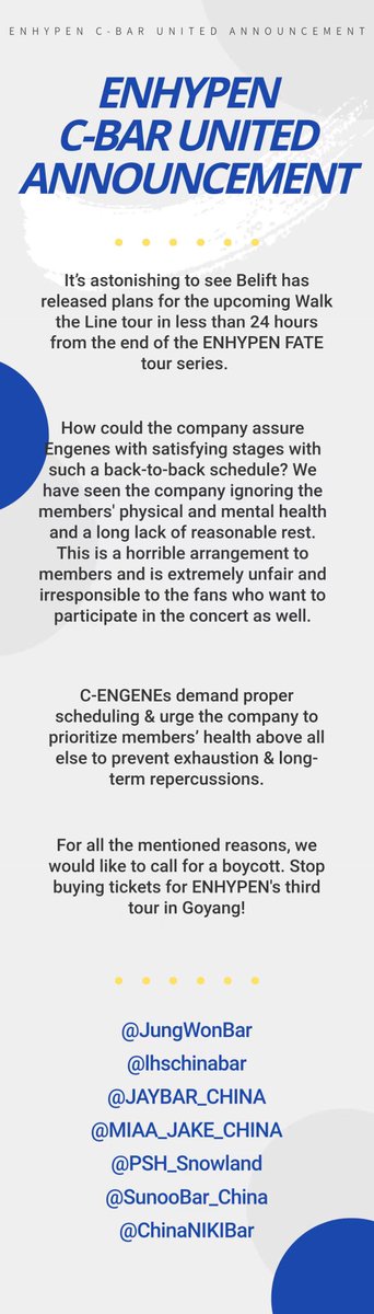 SunooBar_China's tweet photo. ENHYPEN C-BAR UNITED ANNOUNCEMENT regarding the upcoming ENHYPEN WALK THE LINE GOYANG concert.

#ENHYPEN #엔하이픈
#선우 #SUNOO https://t.co/n0Nyjt3Xpp