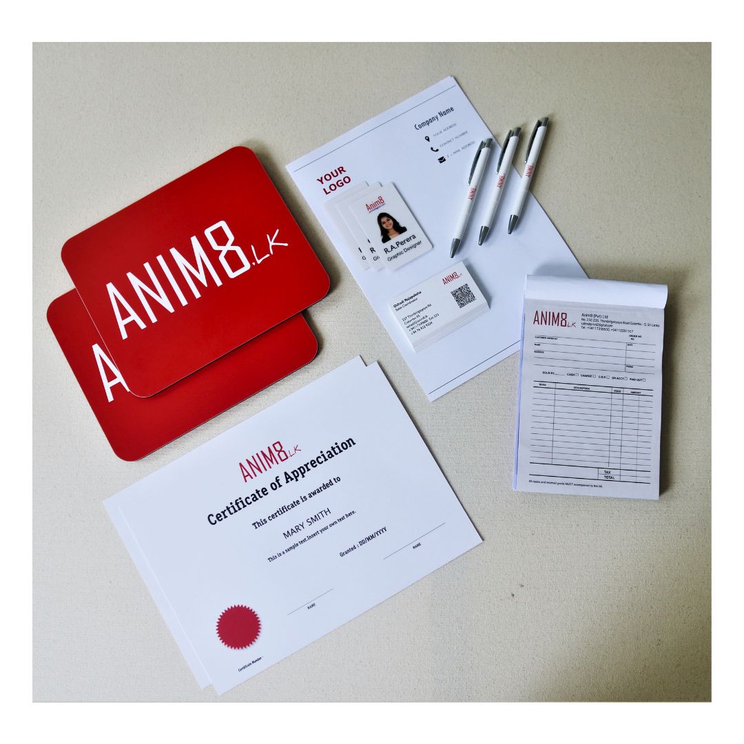 Anim8LK's tweet photo. Elevate your branding game.
#anim8 #colombo #srilanka
#anim8printables #fyp #fyplk
#CustomDesigns
#Anim8LK #PrintingSriLanka #SriLankaPrinting #CustomPrinting #PrintYourBrand #SriLankaBusiness #PrintingServices #CreativityMadeTangible #ElevateYourBrand #PrintWithAnim8 https://t.co/Gq2q78Y4OK