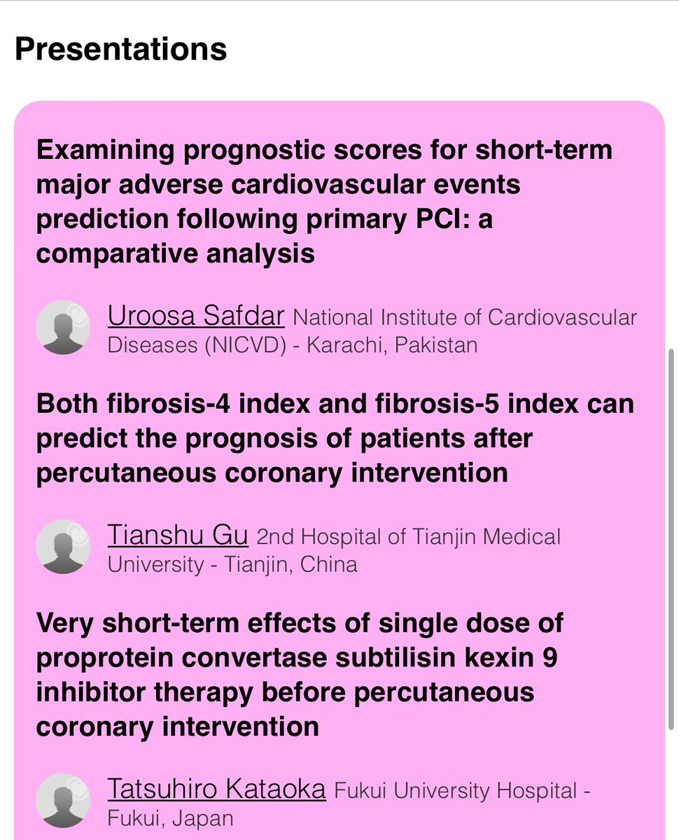 aayshacader's tweet image. #ESCCongress #ESCabstract

Join us today at 09:00 
📍Station 7 - Research Gateway
🇬🇧 All things PCI - a potpourri if coronary intervention-related topics
@valeriaparadies @JonathanWHinton @KardiologieHH @EAPCIPresident @ANazmiCalik @ShrillaB @sabeedak1 @SimoneBiscaglia @escardio