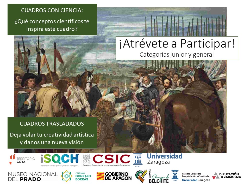 Gran Concurso Artístico-Científico: Cuadros con Ciencia y Trasladados

¿Has contemplado un cuadro y te has preguntado qué ciencia se oculta detrás de sus detalles? ¡Ahora tienes la oportunidad de descubrirlo y compartirlo con el mundo!

Más información: bit.ly/3MsPX46