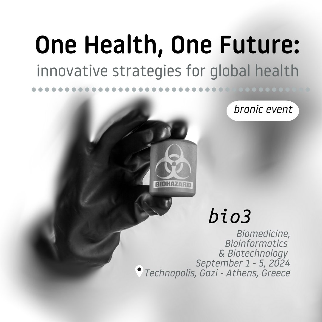 🚀<a href="/Bronic_ltd/">bronic</a> at #Bio3Conference in 🇬🇷tomorrow! 🎤 

Join us "Everyday #Biotech: Homeables &amp; #Cyberbiosecurity"  | 3 PM | <a href="/technopolisgazi/">Τεχνόπολις</a> 

A must-attend for ℹ️ Biomedicine, Bioinformatics, &amp; Biotechnology intersections. 

🔗bio3-2024.bioinnovation.gr/program/agenda 

See you there! 🌟